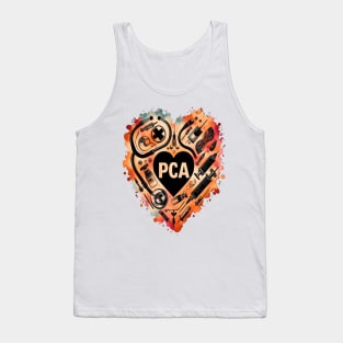 Tie Dye PCA Cute Nurse Day CNA RN Nurse Week Nursing Tank Top